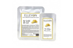 ELLEVON премиум Альгинатная маска  с золотом (гель + коллаген)