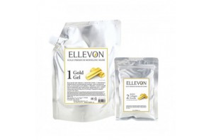 ELLEVON премиум Альгинатная маска   с золотом (гель + коллаген) 1000 ml+100 ml