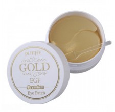 PETITFEE Hydro Gel Eye Patch Premium Gold & EGF, 60 pcs